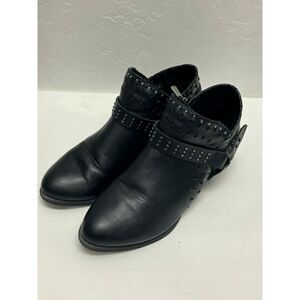 Madden Girl Womens Ariizona Closed Toe‎ Ankle Fashion, Black Paris, Size 6M